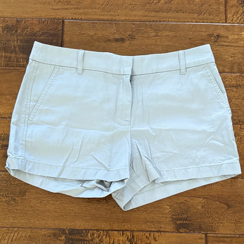 Light Gray  J. Crew 3.5inch Chino Shorts